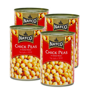 Natco Chick Peas Value Pack 4 x 400 g