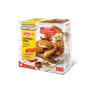 Americana Zings Hot & Crunchy Chicken Fillet 420 g