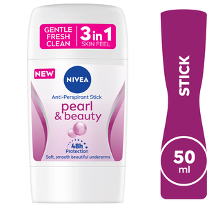 Buy Nivea Antiperspirant Stick for Women Pearl & Beauty 50 ml Online at Best Price | Antiperspirant-Stick | Lulu Kuwait in Kuwait