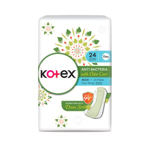 Kotex Maxi Night Anti Bacteria 3X20's