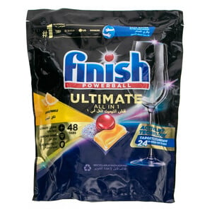 Finish Powerball Ultimate All in 1 With Lemon Sparkle 48 pcs