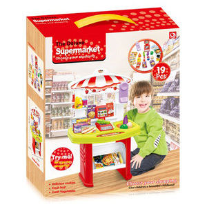 Deluxe Supermarket Play Set, 19 Pcs, 1502A, Multicolour