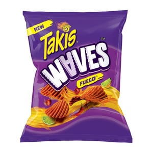 Buy Takis Waves Fuego Hot Chili Pepper & Lime Chips 71 g Online at Best Price | Potato Bags | Lulu UAE in UAE