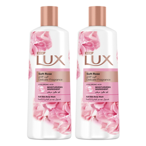 Lux Soft Rose Shower Gel 2 x 250 ml