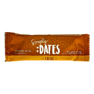 Simply Dates Cacao Date Bar 30 g