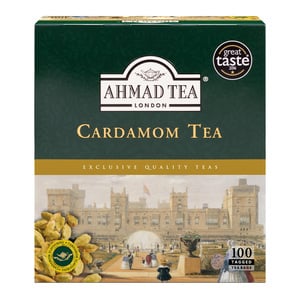 Buy Ahmad Tea Cardamom Tea 100 Teabags Online at Best Price | Speciality Tea | Lulu Kuwait in Kuwait