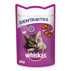 Whiskas Chicken Dentabites Treats for Adult Cats 1+ Years 50 g