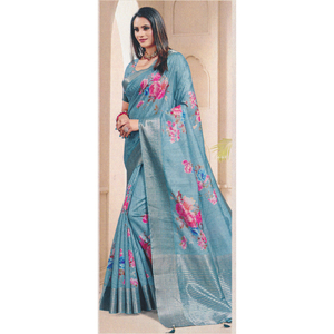 Dhara -8 Art Silk Saree with Blouse Material 23266