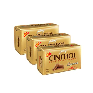 Cinthol Bar Soap Sandal 3 X 125g