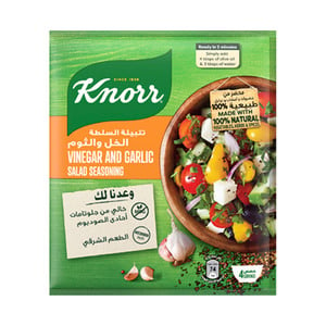 اشتري قم بشراء Knorr Vinegar with Garlic Salad Seasoning 10 g Online at Best Price من الموقع - من لولو هايبر ماركت Stuffing&Season.Mixe في الامارات