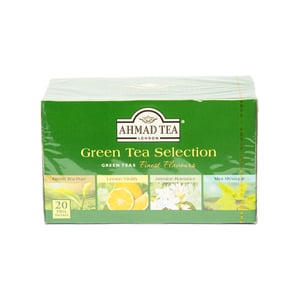 اشتري قم بشراء أحمد شاي أخضر 20 كيس شاي Online at Best Price من الموقع - من لولو هايبر ماركت Green Tea في الكويت