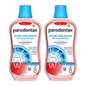 Parodontax Daily Gum Care Extra Fresh Mouthwash 500 ml 1+1
