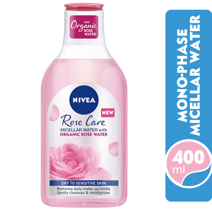 Buy Nivea Makeup Remover Rose Care Face Micellar Monophase 400 ml Online at Best Price | Facial Cleanser | Lulu Kuwait in Saudi Arabia