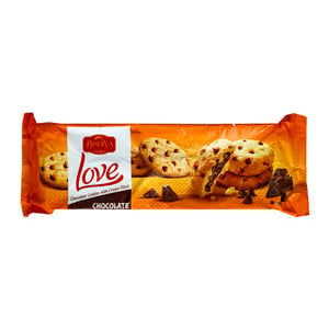 Bisdiva Love Chocolate Cookies with Chocolate Cream 150 g