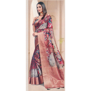 Dhara -8 Art Silk Saree with Blouse Material 23257