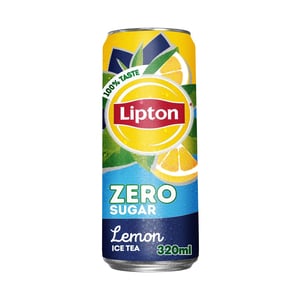 ليبتون شاي الليمون المثلج خالي من السكر  6 × 320 مل