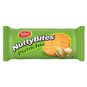 Buy Tiffany Nutty Bites Pistachio 72 g Online at Best Price | Plain Biscuits | Lulu Kuwait in Kuwait
