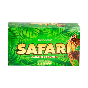 Buy Gandour Safari Caramel Crunch 12 x 32 g Online at Best Price | Covrd Choco.Bars&Tab | Lulu UAE in UAE