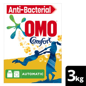 Buy OMO Front Load Laundry Detergent Powder With Comfort 3kg Online at Best Price | Front load washing powders | Lulu Kuwait in Kuwait