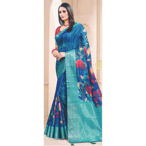 Dhara -8 Art Silk Saree with Blouse Material 23270