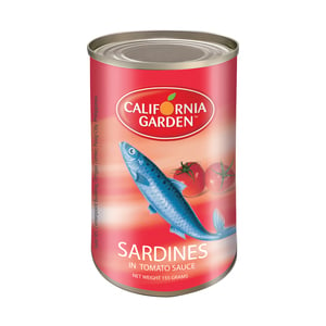 California Garden Sardines In Tomato Sauce 155 g