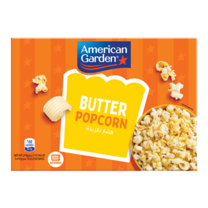 Buy American Garden Gluten Free Microwave Butter Popcorn 273 g Online at Best Price | Pop Corn | Lulu Kuwait in Saudi Arabia