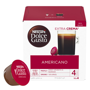 Buy Nescafe Dolce Gusto Americano Coffee Capsules 16 pcs 136 g Online at Best Price | Coffee Capsules | Lulu Kuwait in Kuwait