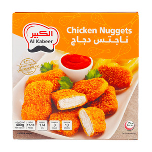 Buy Al Kabeer Chicken Nuggets 400 g Online at Best Price | Nuggets | Lulu KSA in Saudi Arabia
