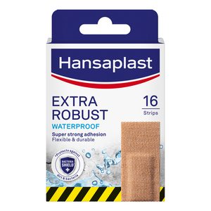 Hansaplast Plasters Extra Robust Waterproof 16 pcs