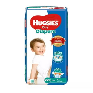Huggies Dry Diapers Super Jumbo XXL34's