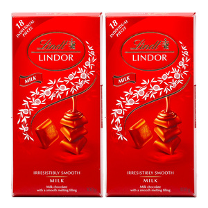 Lindt Lindor Chocolate Assorted 2 x 100 g