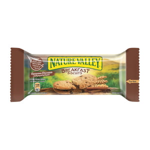 اشتري قم بشراء Nature Valley Breakfast Oats & Cinnamon Chocolate Biscuit 6 x 28 g Online at Best Price من الموقع - من لولو هايبر ماركت Plain Biscuits في السعودية
