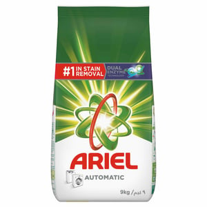 Ariel Automatic Powder Laundry Detergent, Original Scent, 9 kg