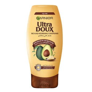Buy Garnier Ultra Doux Avocado Oil And Shea Butter Nourishing Conditioner 400 ml Online at Best Price | Conditioners | Lulu Kuwait in Kuwait