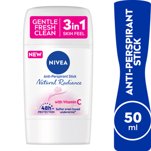 Buy Nivea Antiperspirant Stick for Women Natural Radiance 50ml Online at Best Price | Antiperspirant-Stick | Lulu Kuwait in Kuwait
