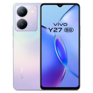 Vivo Y27 Dual SIM 5G Smartphone, 8 GB RAM, 128 GB Storage, Satin Purple