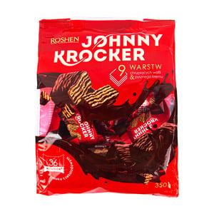 اشتري قم بشراء روشين جوني كروكر أكياس حلوى وافل مغطاة بالشوكولاتة 350 جم Online at Best Price من الموقع - من لولو هايبر ماركت Chocolate Bags في الامارات