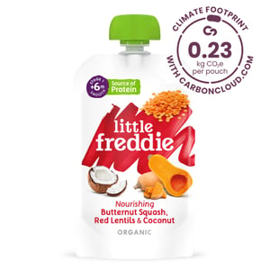 Little Freddie Nourishing Butternut Squash, Red Lentils & Coconut Stage 1 From 6 Months 120 g