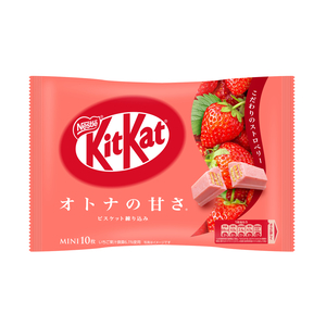 اشتري قم بشراء Nestle KitKat Japanese Mini Strawberry 113 g Online at Best Price من الموقع - من لولو هايبر ماركت Other Ethnic Food في الامارات