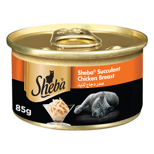 Buy Sheba Succulent Chicken Breast Cat Food 85 g Online at Best Price | Cat Food | Lulu UAE in Saudi Arabia