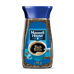 اشتري قم بشراء ماكسويل هاوس قهوة غنية سريعة التحضير 95 جم Online at Best Price من الموقع - من لولو هايبر ماركت Coffee في السعودية
