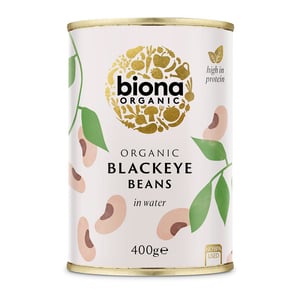 Buy Biona Organic Black Eye Beans in Water 400 g Online at Best Price | Organic Food | Lulu UAE in Kuwait