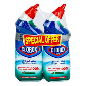Clorox Toilet Bowl Cleaner Fresh Scent With Bleach Value Pack 2 x 709 ml