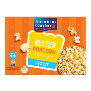 Buy American Garden Gluten Free Microwave Butter Popcorn Light 240 g Online at Best Price | Pop Corn | Lulu Egypt in UAE