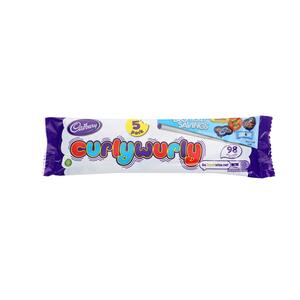 اشتري قم بشراء Cadbury Curly Wurly Chocolate 5 pcs 107.5 g Online at Best Price من الموقع - من لولو هايبر ماركت Covrd Choco.Bars&Tab في الكويت