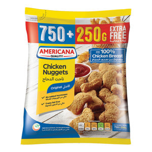 Americana Chicken Nuggets 750 g + 250 g Extra