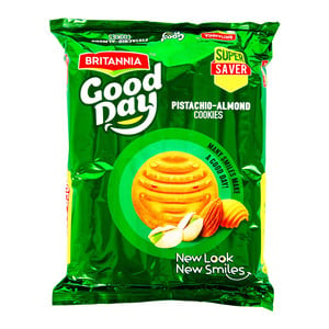 Britannia Good Day Pistachio- Almond Cookies Value Pack 8 x 72 g