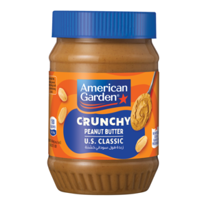 American Garden Vegan & Gluten Free Crunchy Peanut Butter 454 g