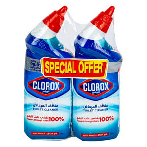 Clorox Toilet Bowl Cleaner Original With Bleach Value Pack 2 x 709 ml