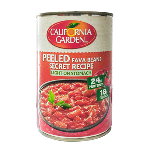 Buy California Garden Peeled Fava Beans Secret Recipe 450 g Online at Best Price | Canned Foul Beans | Lulu Kuwait in Kuwait